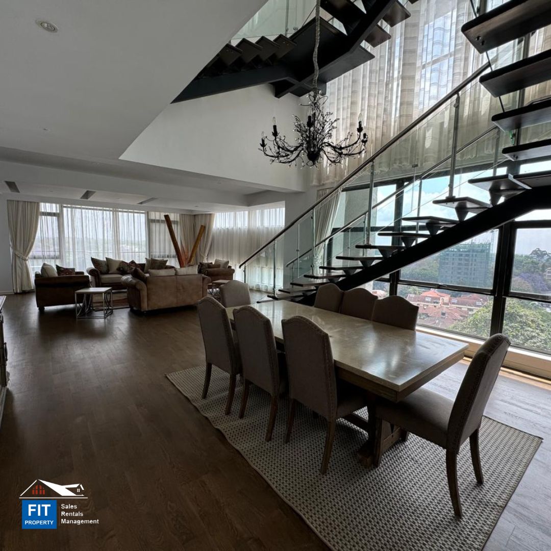 Exquisite 3-Level Triplex Penthouse with Panoramic Views – General Mathenge, Nairobi