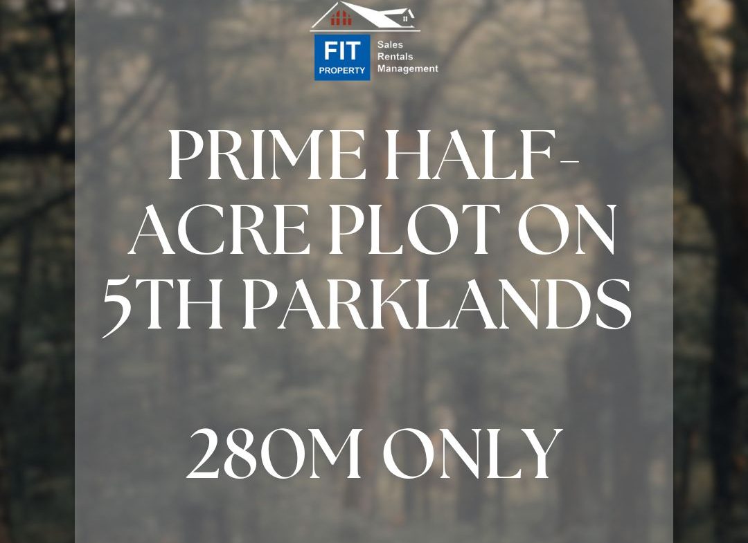 Prime Half-Acre Plot on 5th Parklands – Rare Opportunity!