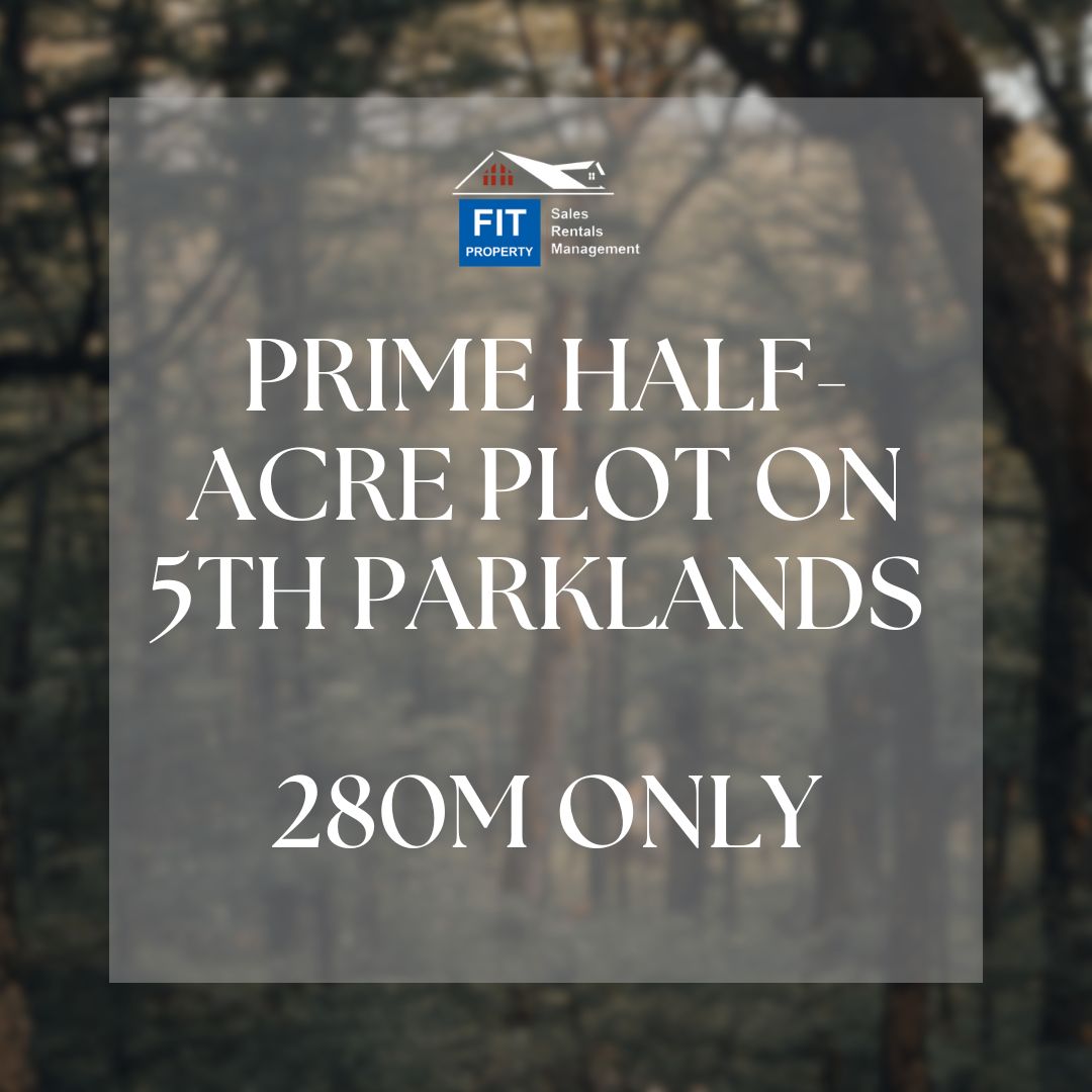 Prime Half-Acre Plot on 5th Parklands – Rare Opportunity!